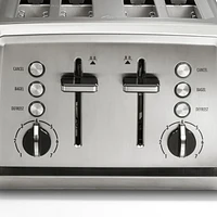 Hamilton Beach 24794C 4-Slice Stainless Steel Toaster, Extra-wide slots