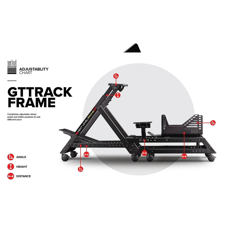 Next Level Racing® GTtrack Frame Only Simulator Cockpit