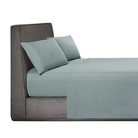 Ensemble de draps infroissables, contexture de 250 da Mainstays – Solide Lit 1 Pl, Lit 2 Pl, G, TG