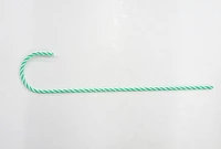 Holiday time Packaging White Green Candy Cane