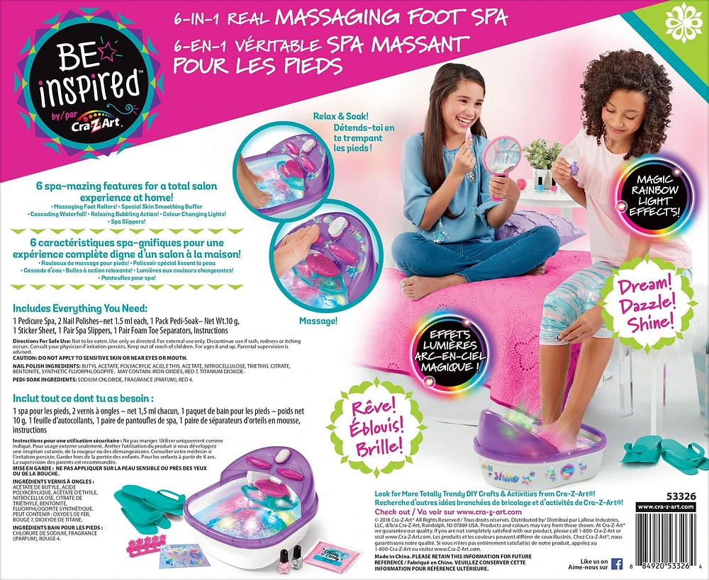 Be Inspired Bain De Pieds Sensoriels 8 ans et plus