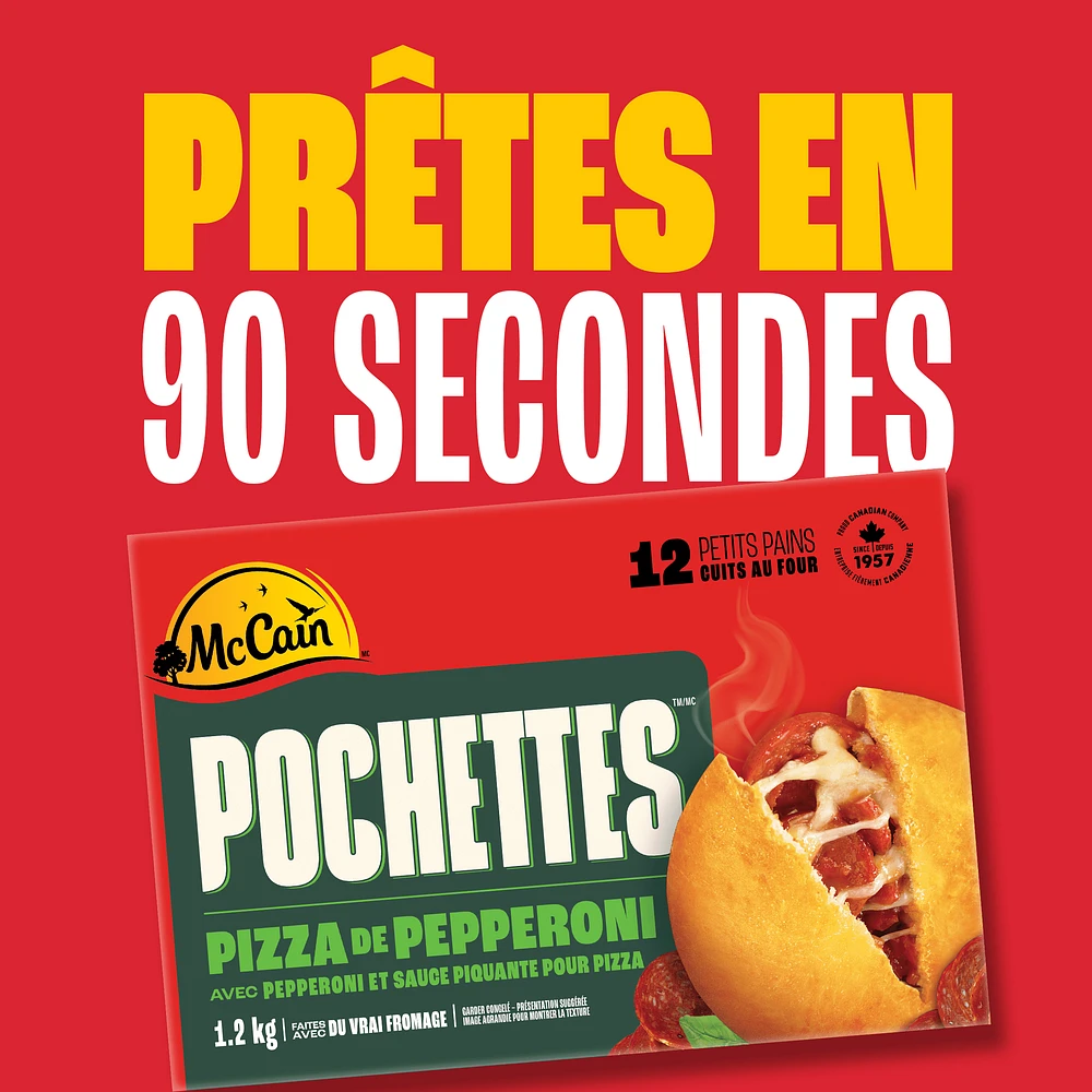 McCain® Pizza Pockets® Pepperoni, 12 x 100g