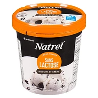 Natrel Cookies and Cream Lactose Free Ice Cream, 473 mL