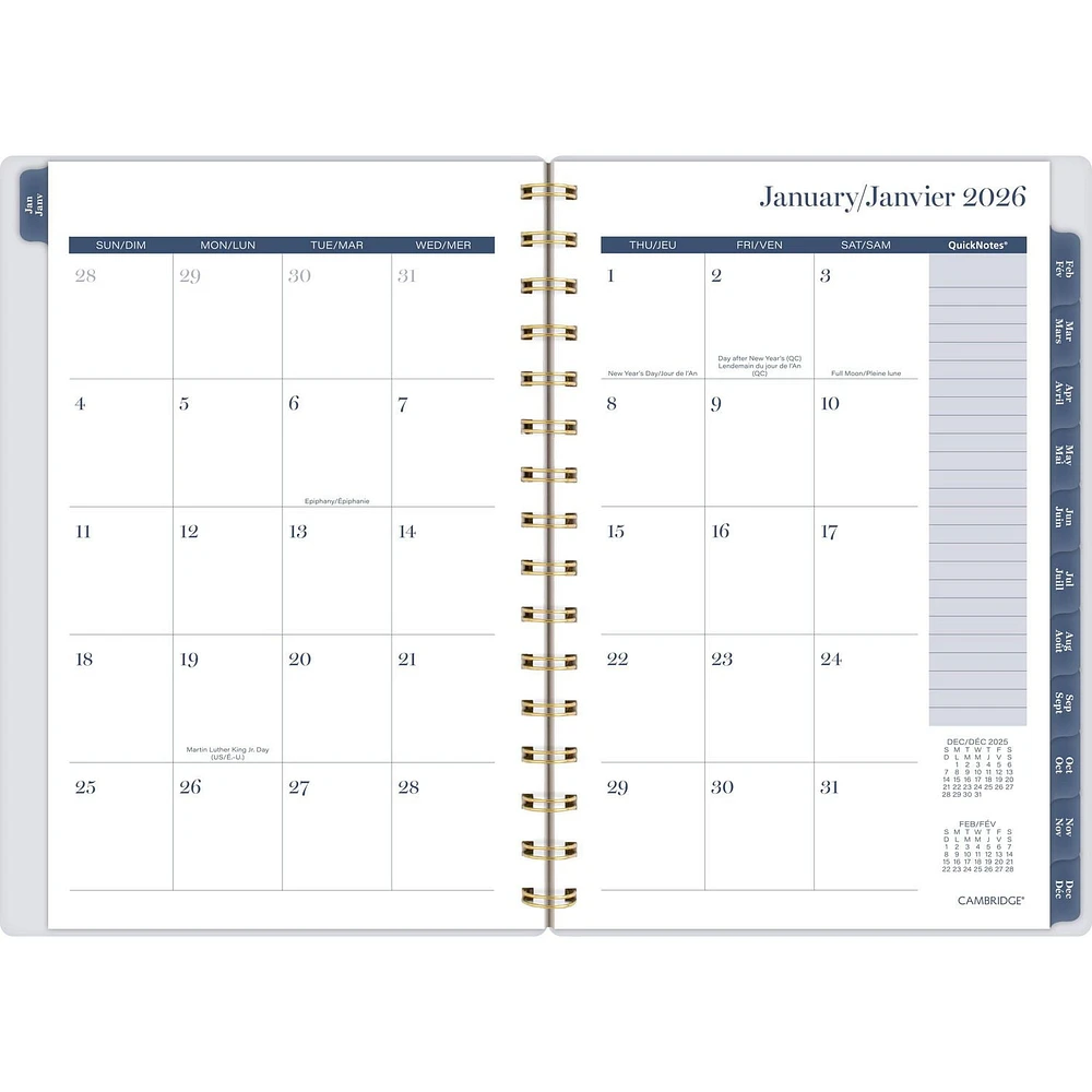 Agenda Petit CAMB magnolia chinois W/M,26