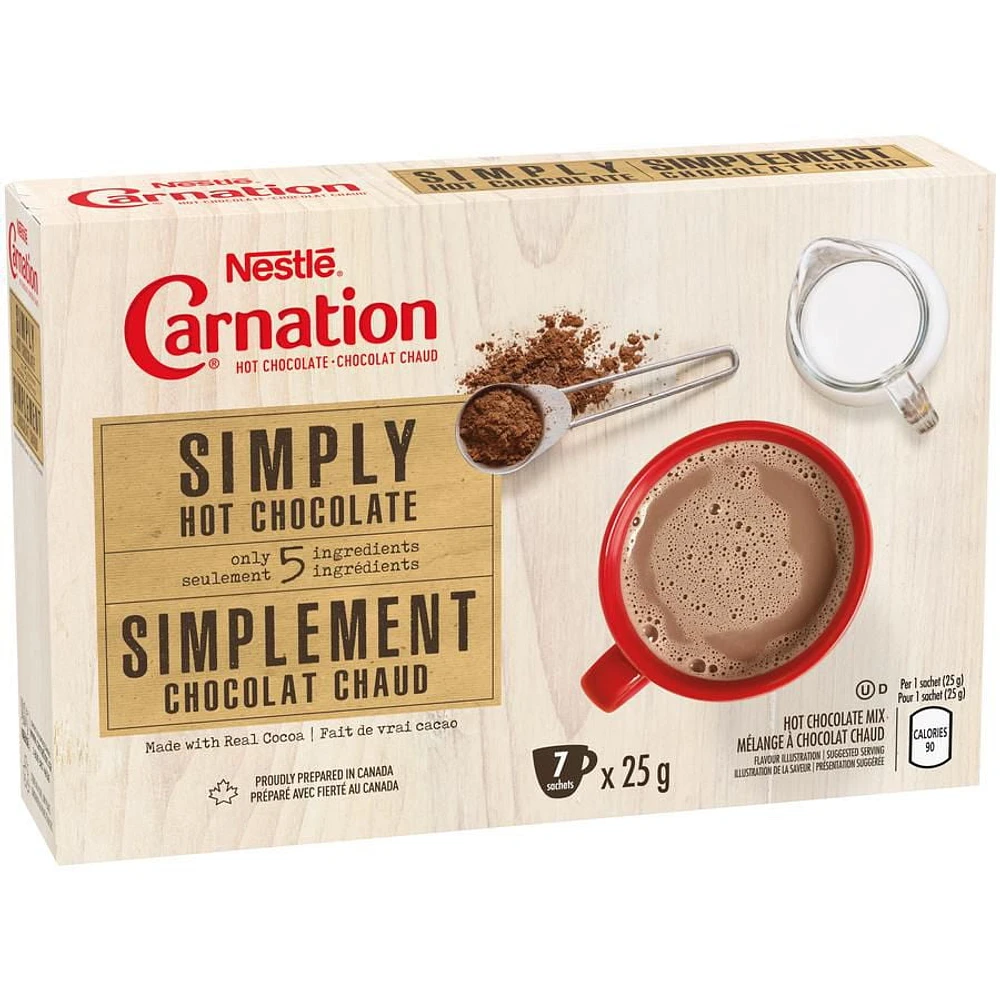 NESTLÉ CARNATION Simply Hot Chocolate 7 x 25g