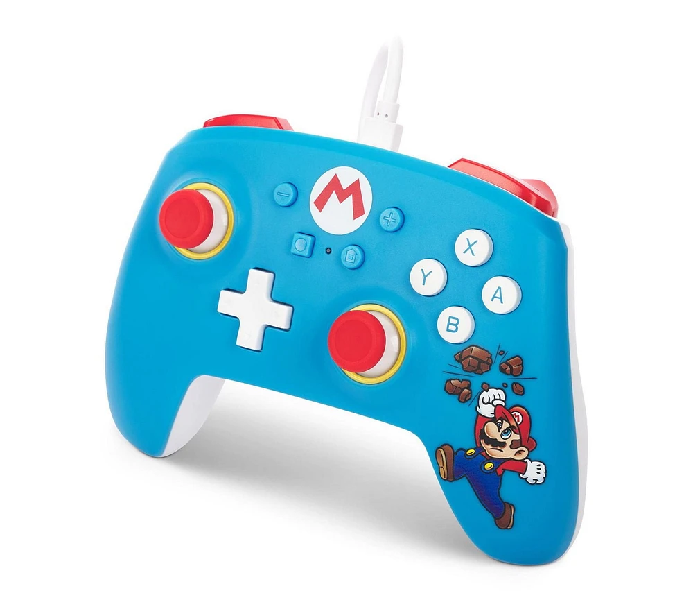 Manette câblée PowerA pour Nintendo Switch – Casse-briques Mario