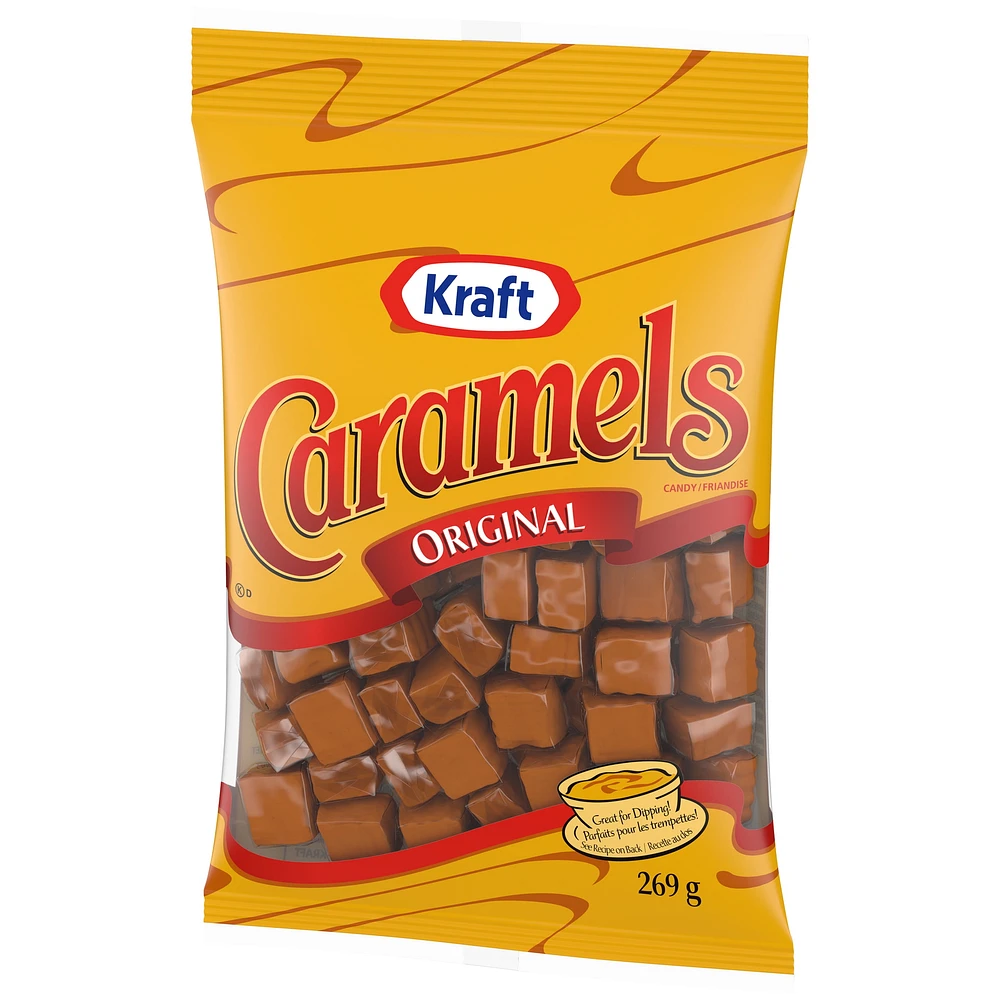 Kraft Caramels Individually Wrapped Candy, 269 gr Bag, 269g