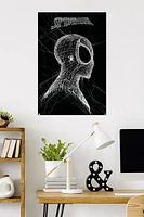Marvel Spider-Man: World Of Webs - Black And White Wall Poster, 22.375" x 34"
