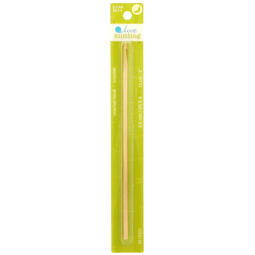 Love Knitting 6" Bamboo Crochet Hook