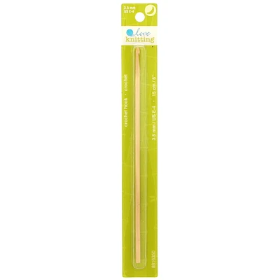 Love Knitting 6" Bamboo Crochet Hook