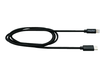 Visiontek 1m (3.3 ft.) USB-C/Lightning Cable - Noir