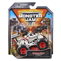 Monster Jam, Monster truck Monster Mutt Dalmatian officiel, véhicule en métal moulé, échelle 1:64