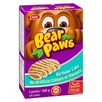 Bear Paws Birthday Cake Cookies, Dare, 168g