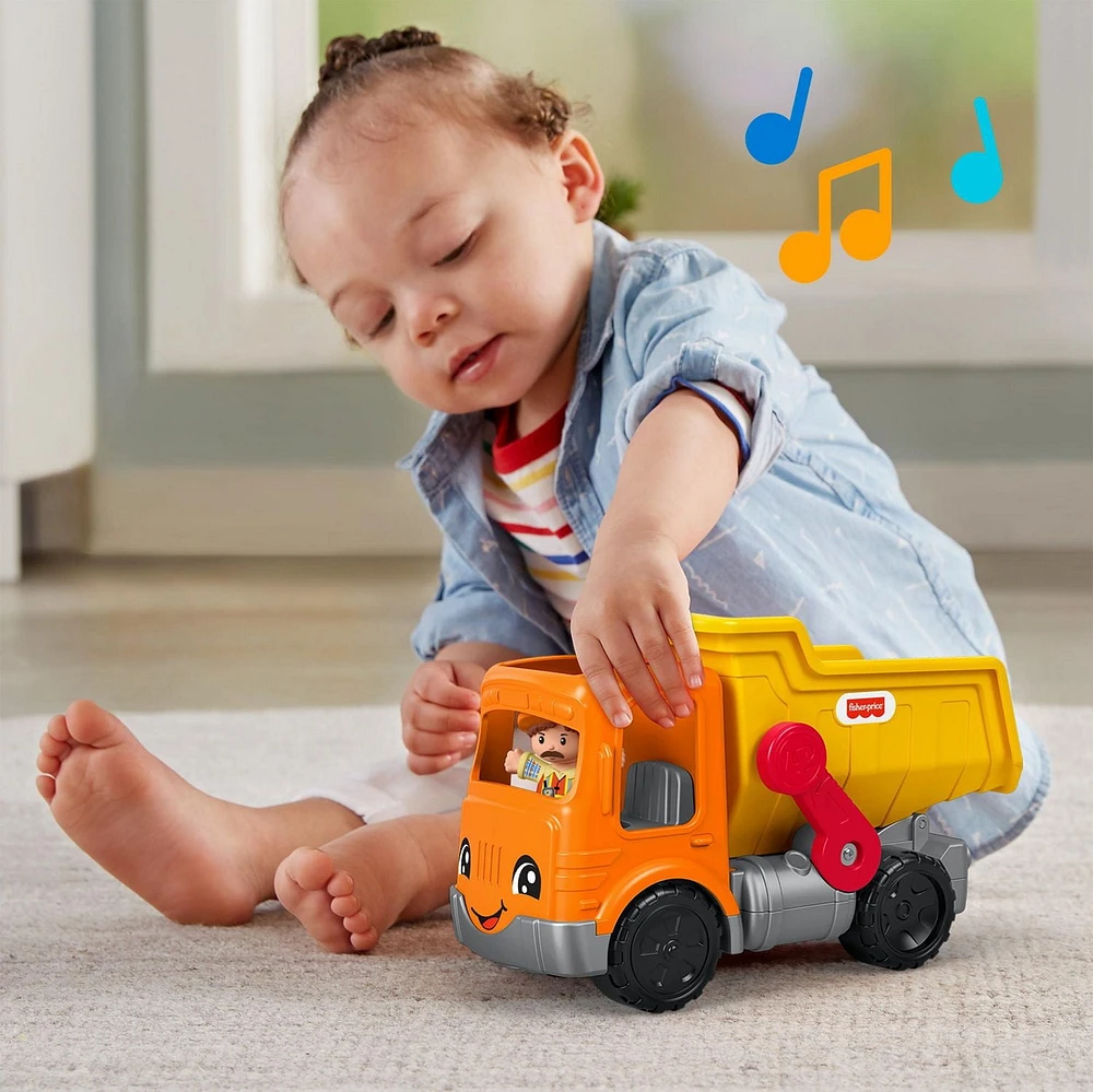 Fisher-Price Little People Camion à benne Travail en équipe