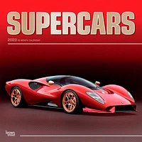 Supercars | 2023 12x24 Inch Square Wall Calendar