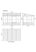 Florence Add-A-Room with Metal Roof 10 Ft. x 16 Ft. in Sand