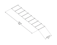 CANOPIA by PALRAM Stockholm Stores de toit de 11 pi x 19 pi - Blanc