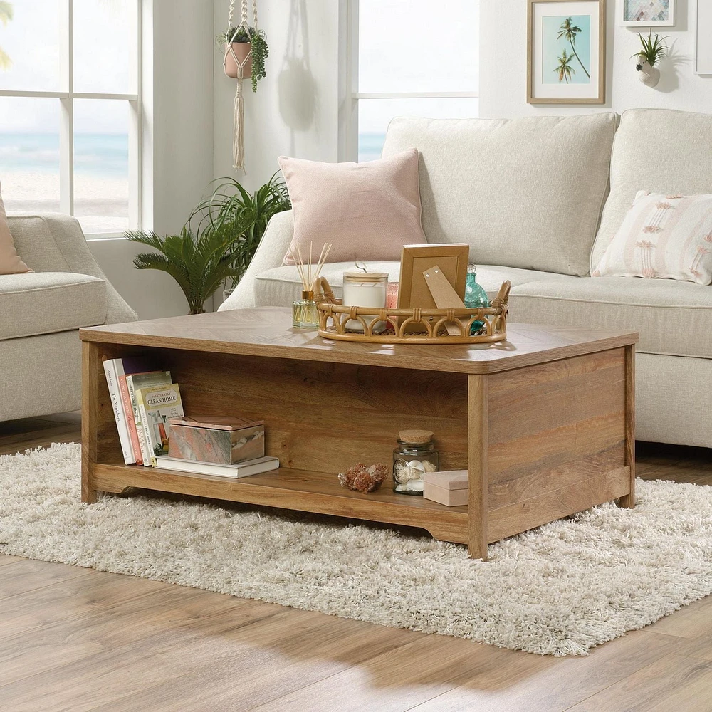 Sauder® Collection Coral Cape Table basse, Finition Sindoori Mango®, 423809