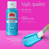 Apple Barrel Multi-Surface Satin Acrylic Paint, 2 oz., Christmas Green, 2 oz Matte Acrylic Paint