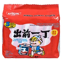 Nouilles instantanées Nissin au goût huile de sésame 500g, 100g x 5