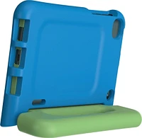 onn. Universal Protective Tablet Case for Most 7 - 8 in. Tablets - Blue/Green, 8 ft. Drop Protection