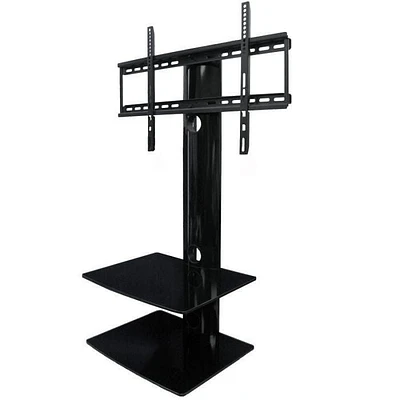 TygerClaw TV Stand with Dual AV Shelves for 32-65" TVs