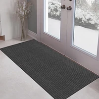 Tapis Concord anthracite, 2 pi x 5 pi 2' x 5', Résistant Aux Taches