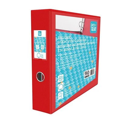 Pen + Gear Deluxe View Vinyl Binder