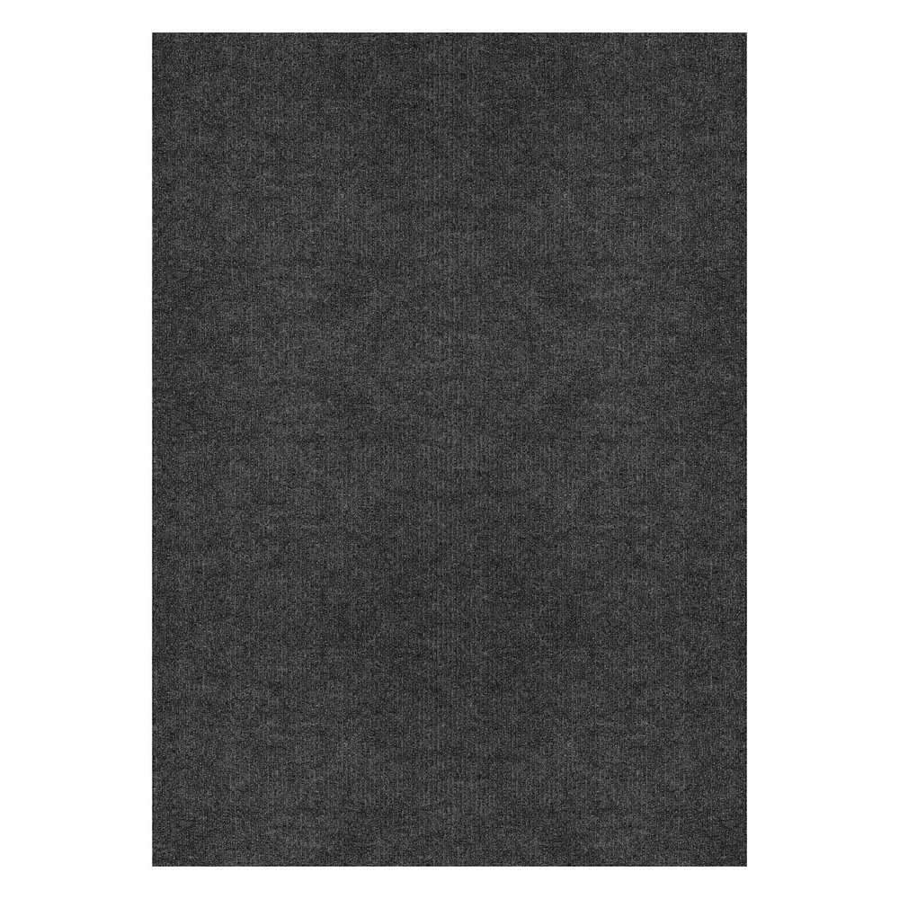 Tapis intérieur-extérieur gris 6 pi x 8 pi