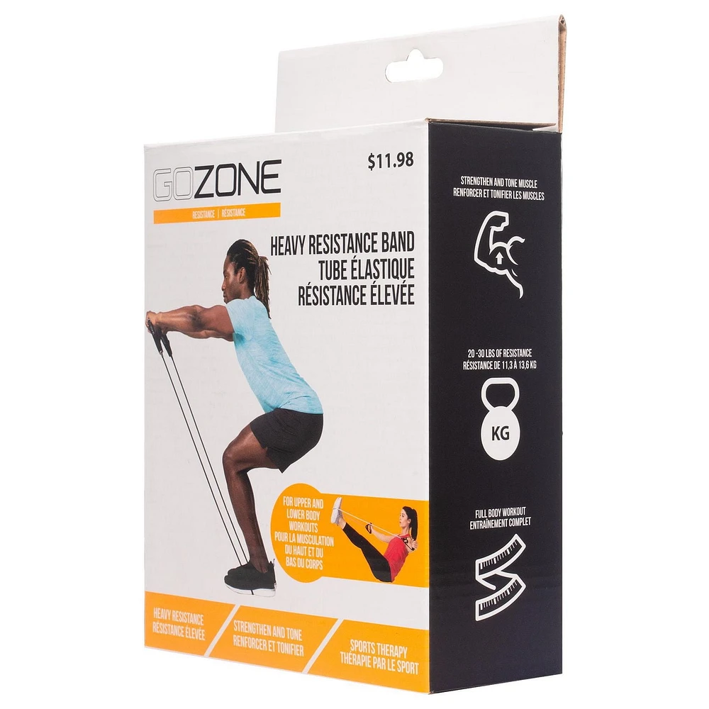 GoZone Resistance Band, With foam grip handles