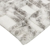 HOMETRENDS Emissary Bath Rug - Grey, 20 in. x 32 in.