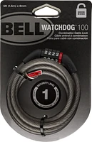 Bell Sports Watchdog 100 Cable Lock, 4-digit preset combination