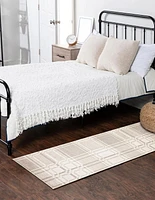 Tapis Lavable ECARPET à Carreaux pour Chambre, Salon, Chambre d'Enfant, Couloir