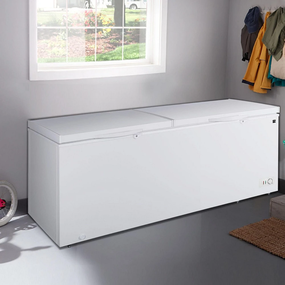 Kenmore Congélateur/Réfrigérateur Coffre Convertible 21 pi³, 595L, Blanc – Polyvalent et Spacieux pour la Maison ou le Garage