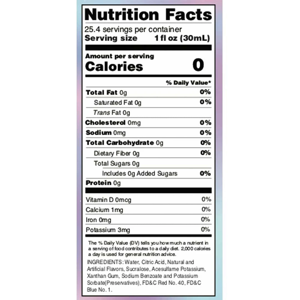 Skinny Mixes Sugar Free Unicorn Syrup