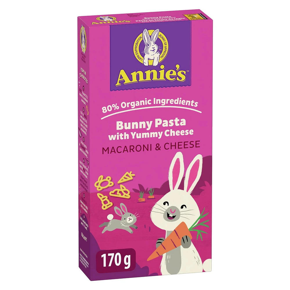 Annie's Bunny Pasta with Yummy Cheese Macaroni & Cheese, 170 g