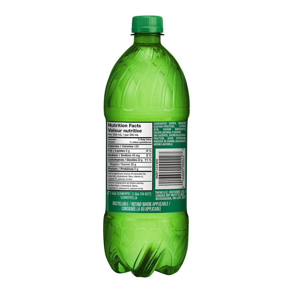 Schweppes Ginger Ale, 1L Bottle, 1L