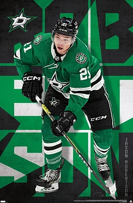 NHL Dallas Stars - Jason Robertson 23 Wall Poster, 22.375" x 34"