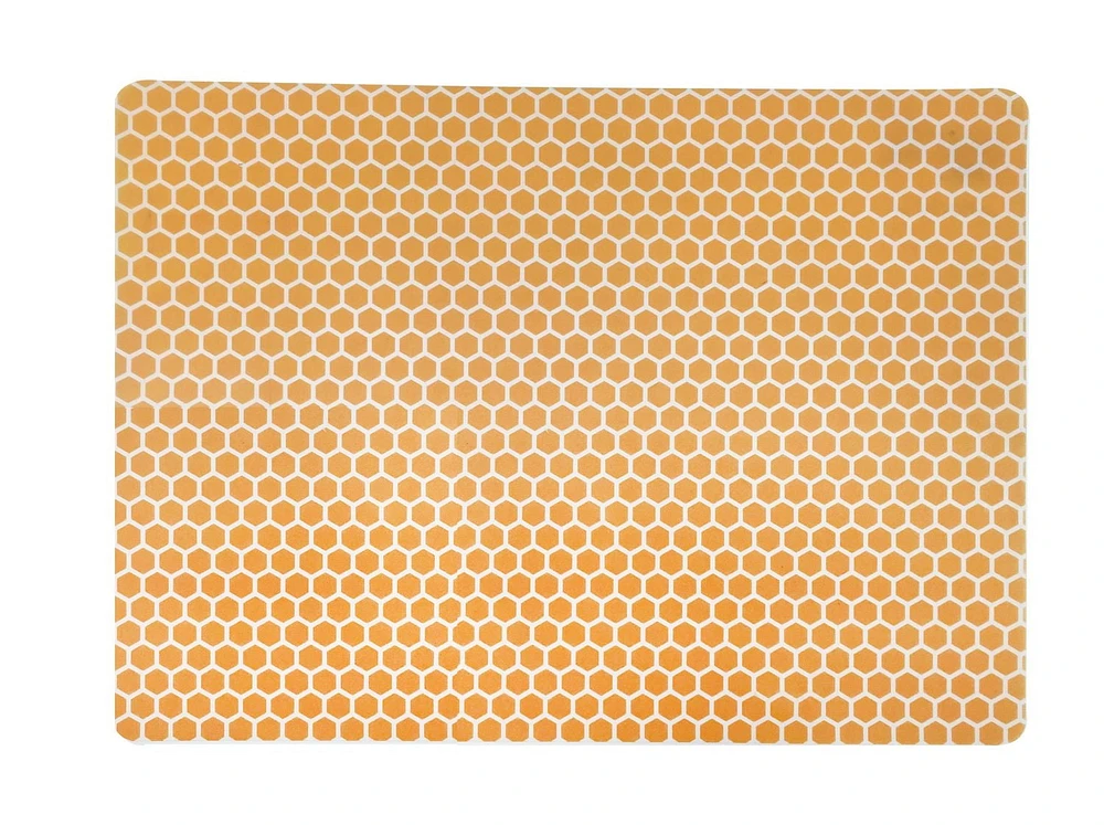 Napperon hometrends doux au toucher à imprimé nid d'abeilles