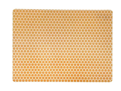 Napperon hometrends doux au toucher à imprimé nid d'abeilles