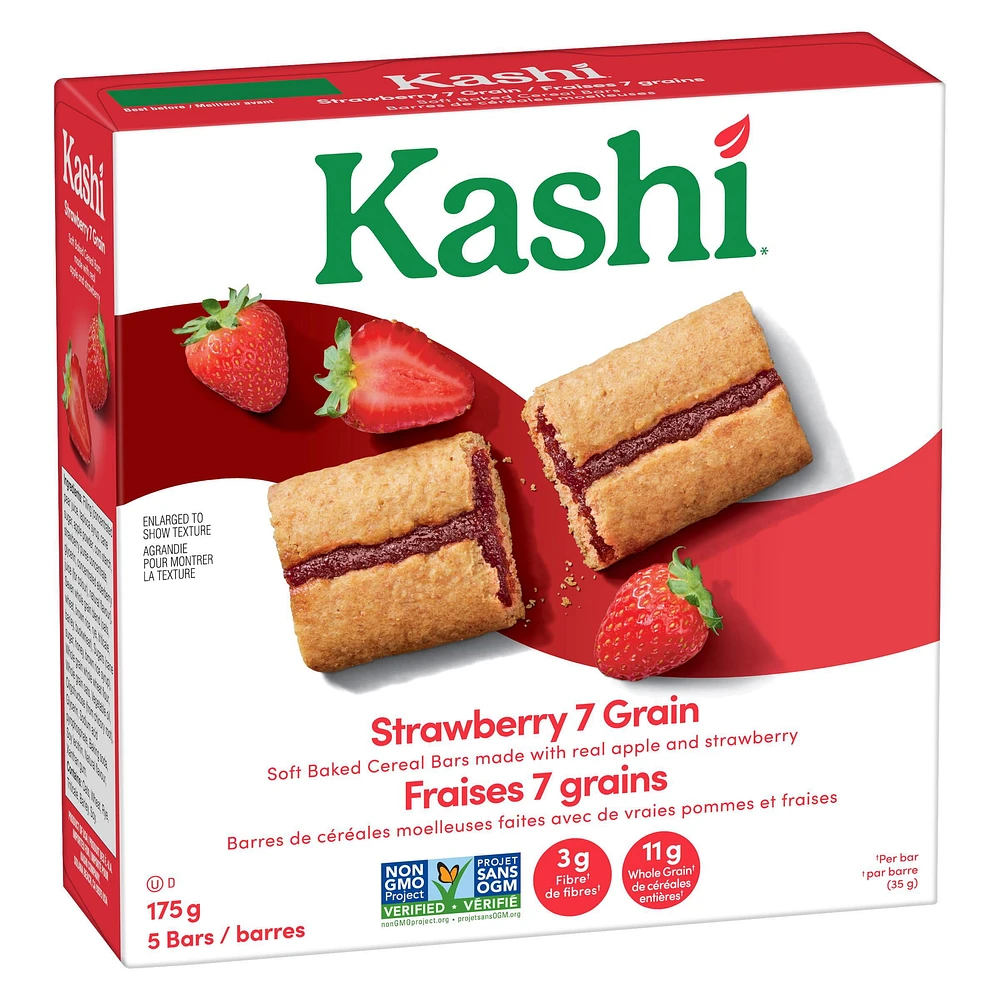 Kashi® Strawberry 7 Grain Soft Baked Cereal Bars, 175 g (5 x 35 g), 175 g (5 x 35 g)