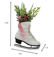 Temps de vacances - Ornement de patin de résine - Blanc