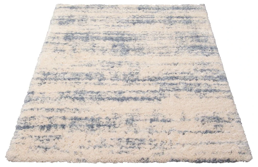 ECARPET Tapis Frise Contemporain pour Salon, Chambre à Coucher, Collection Sia Ultra Douce et Pelucheuse