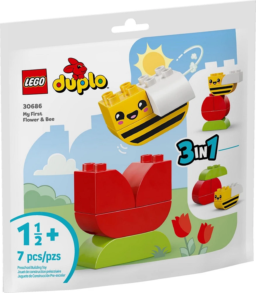 LEGO DUPLO Mes premières fleur et abeille 30686 Ensemble de construction (7 pièces)