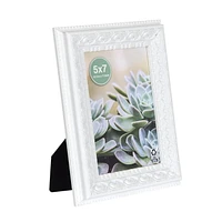 Cadre photo 12,7 x 17,8 cm Mandeville blanc