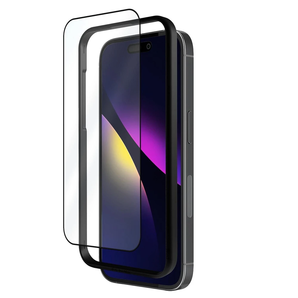Blu Element Premium Curved Tempered Glass w/Installation Kit iPhone 15 Pro