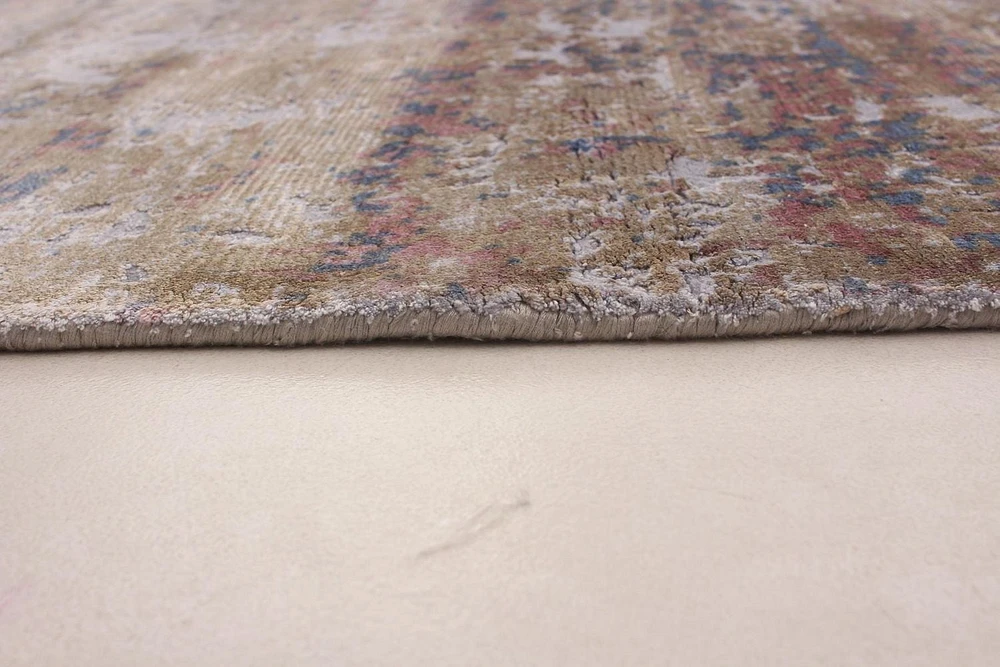 ECARPETGALLERY 5'0" x 7'6" Transitional Galleria Hand-knotted Area Rug for Living Room, Dining Room and Bedroom in Grey