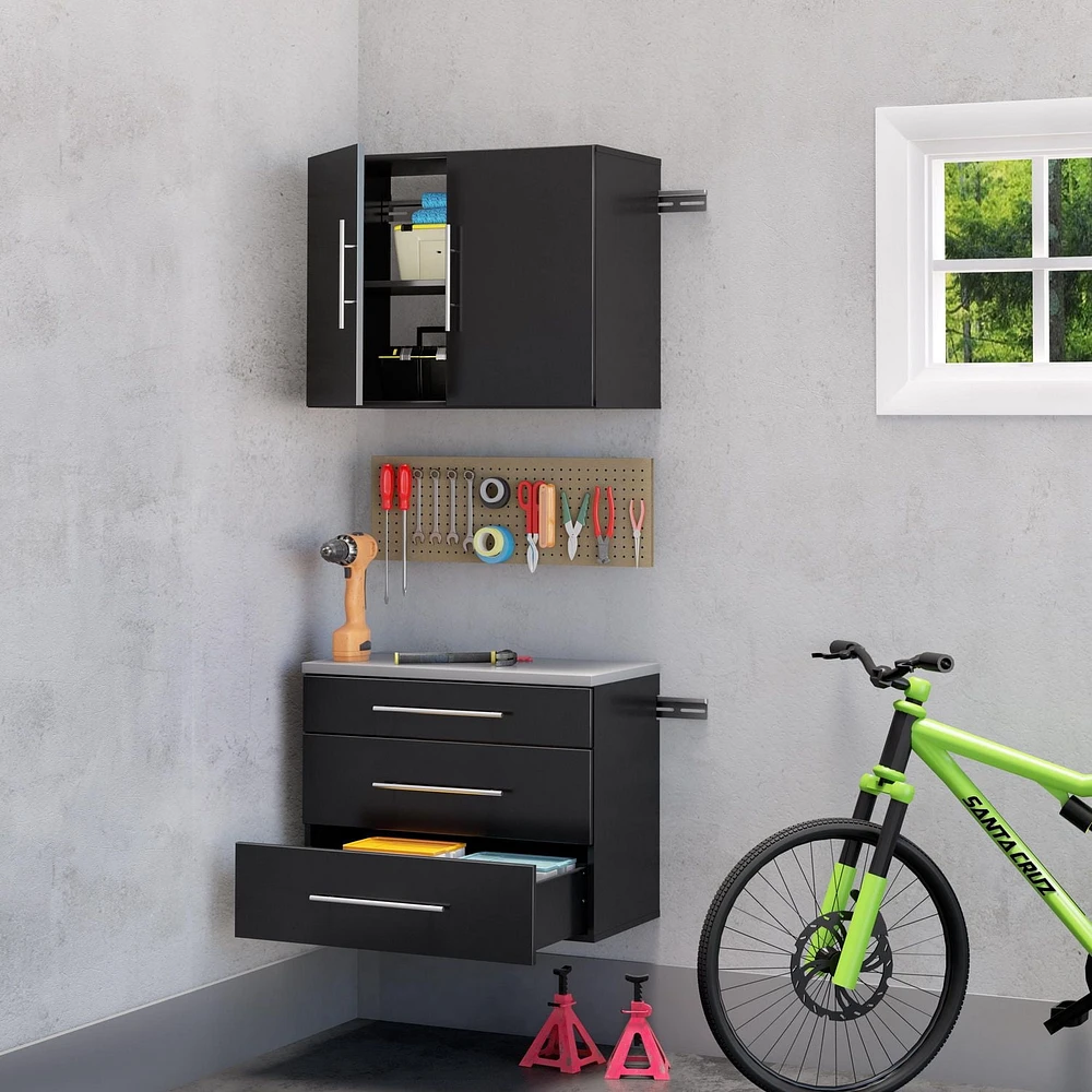 Prepac Armoire accrochable HangUps de 30 po (76 cm), ensemble A – 2 pièces