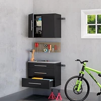 Prepac Armoire accrochable HangUps de 30 po (76 cm), ensemble A – 2 pièces