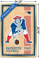 NFL New England Patriots - Retro Logo 14 Wall Poster